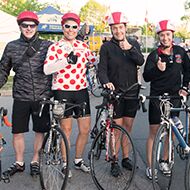 participants at ride for heart